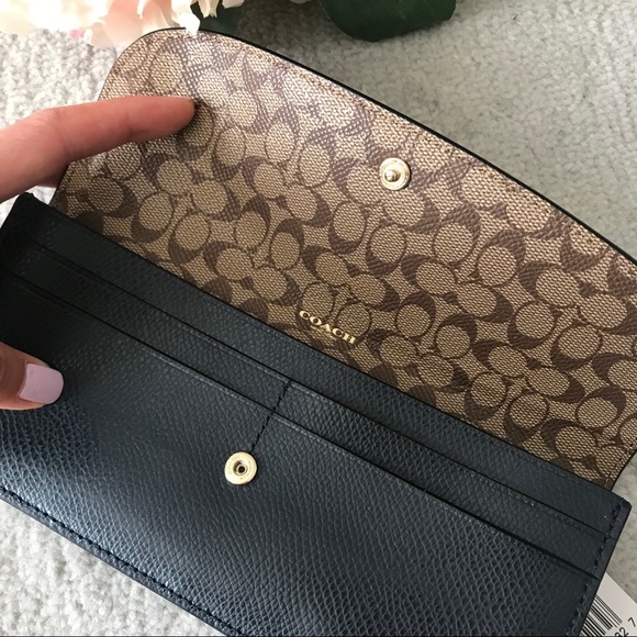 SOLD❗️🆕Coach envelope leather wallet - Picture 2 of 5